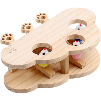 Pawzy Jouet Grattoir Taupe pour Chat - Stimule l'Instinct Naturel