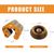 Pawzy Boule à grelot menthe - Jouet interactif pour chat avec griffoir