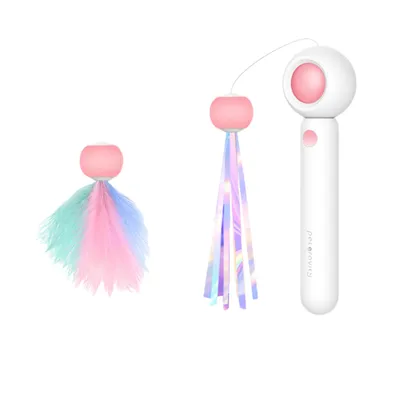 Pawzy Canne à pêche interactive pour chat