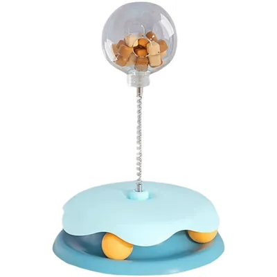 Pawzy Juguete interactivo 3 en 1 para gatos - Azul