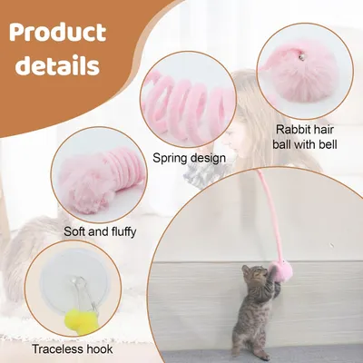 Pawzy Pack de 3 juguetes interactivos para gatos