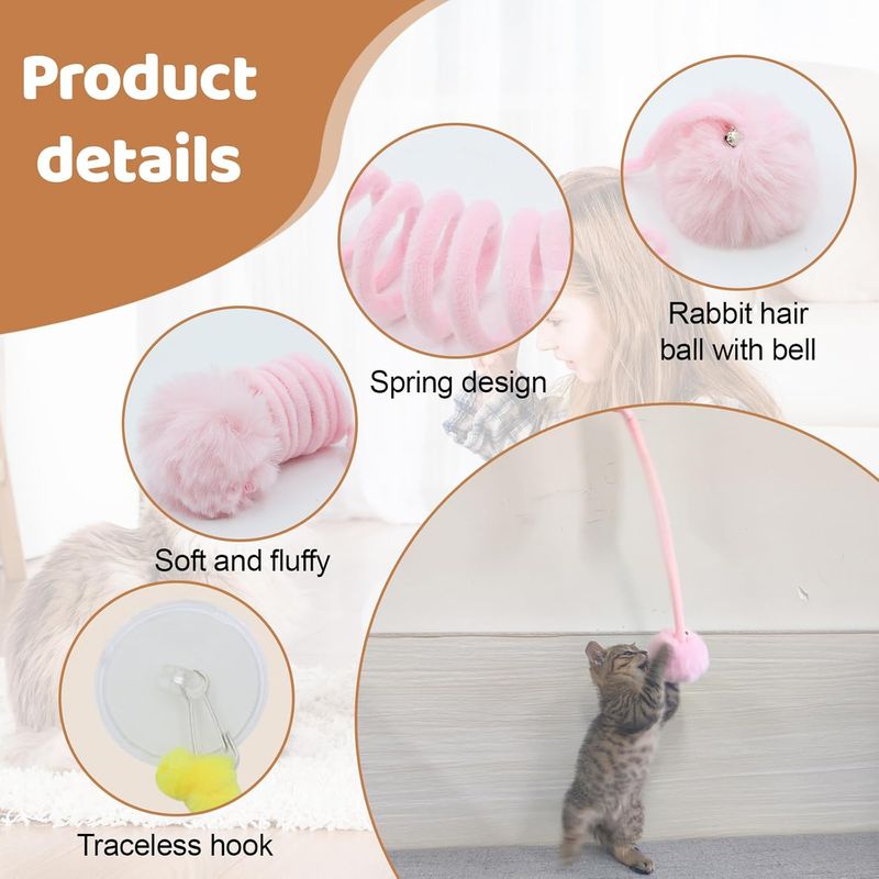 Pawzy Pack de 3 jouets interactifs pour chats