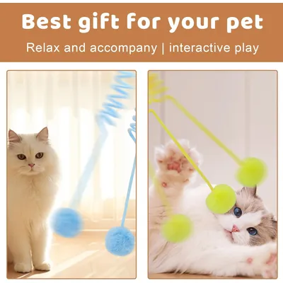 Pawzy Pack de 3 juguetes interactivos para gatos