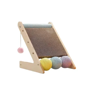 Pawzy Griffoir jouet à balle pour chats