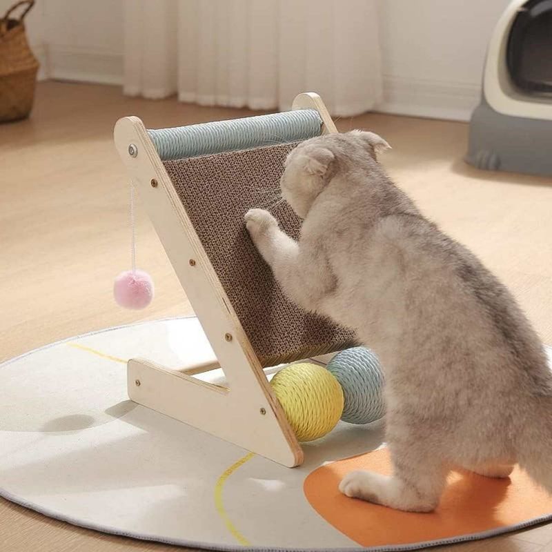 Pawzy Griffoir jouet à balle pour chats