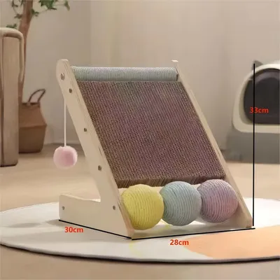 Pawzy Griffoir jouet à balle pour chats