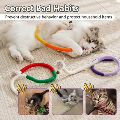 Pawzy 3 Corde à Mâcher pour Chats - Jouet Dentaire