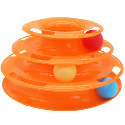 Pawzy Jouet à roulettes 4-en-1 pour chat