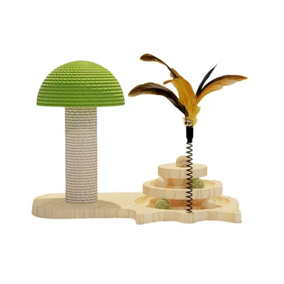 Pawzy Arbre à chat champignon interactif