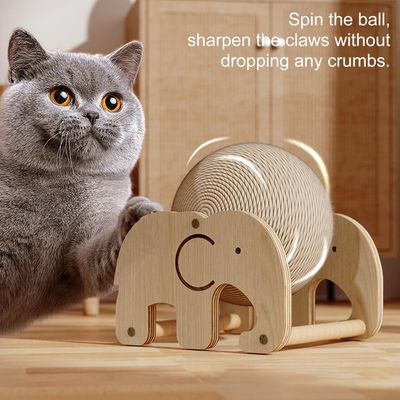 Pawzy Grattoir en sisal style lapin pour chat