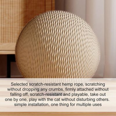 Pawzy Grattoir en sisal style lapin pour chat