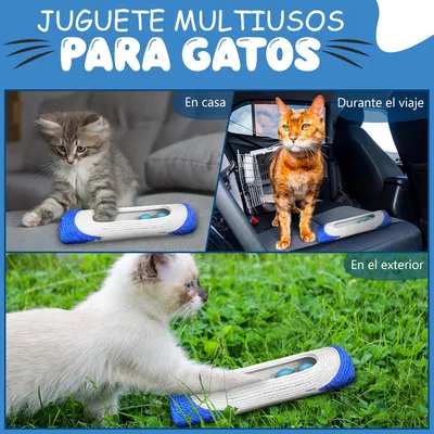 Pawzy Jouet 2-en-1 : Balles & Grattoir - Couleur Aléatoire