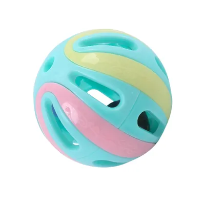 Pawzy Balle à grelot pour chat – 3 couleurs aléatoires
