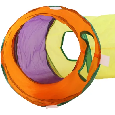 Pawzy Tunnel en forme de L : Jouet intérieur, trou de cachette