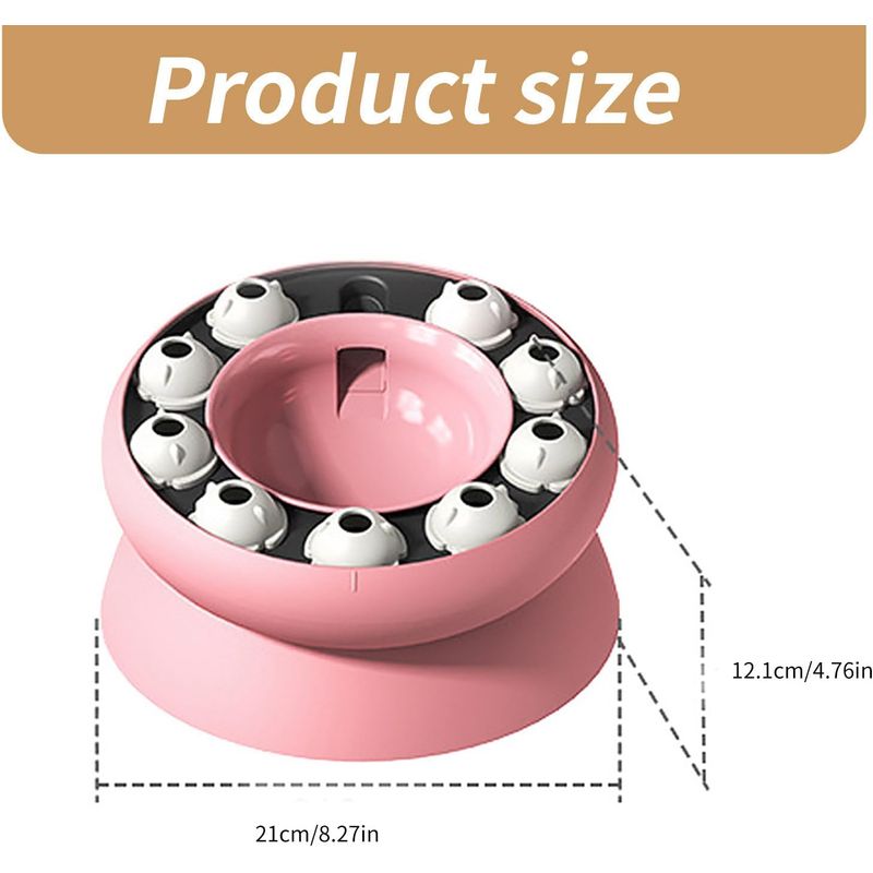 Pawzy Mangeoire lente anti-cale pour chiens et chats
