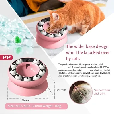 Pawzy Mangeoire lente anti-cale pour chiens et chats