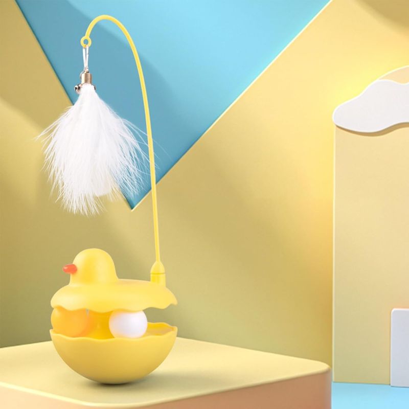 Pawzy Jouet interactif léger pour chat d'intérieur