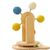 Pawzy Grattoir rotatif avec balles pour chat