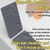 Pawzy Tapis anti-fuite pour chiens- Mangeoire lente à ventouses (gris)