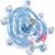 Pawzy Jouet rotatif 360° bleu pour perroquets