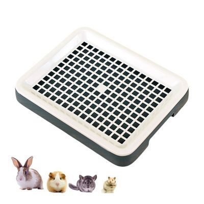 Zoomtopia Bac à litière avec grille pour petits animaux