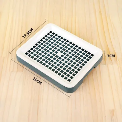 Zoomtopia Bac à litière avec grille pour petits animaux