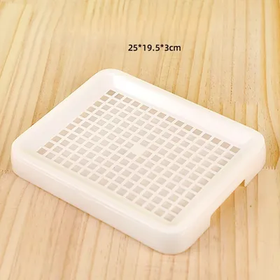 Zoomtopia Bac à litière avec grille pour petits animaux