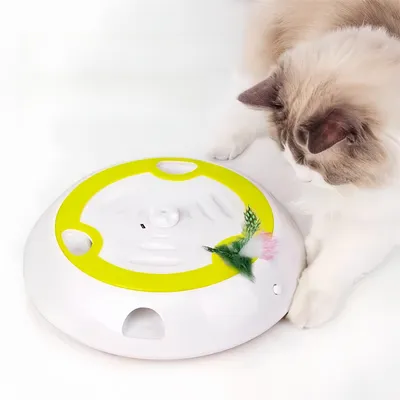 Pawzy Jouet électronique pour chat en forme de jeu de taquinerie