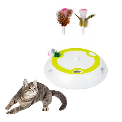 Pawzy Jouet électronique pour chat en forme de jeu de taquinerie