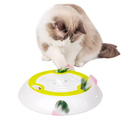 Pawzy Jouet électronique pour chat en forme de jeu de taquinerie