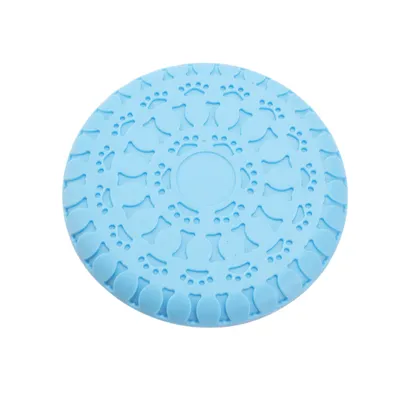 Pawzy Disque Volant pour Chien - Résistant, Portable (Bleu)