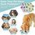 Pawzy Jouet puzzle distributeur pour chien - Bleu