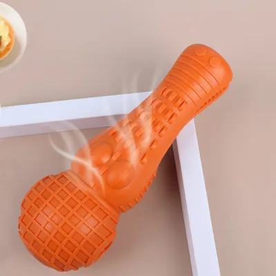 Pawzy Jouet de dentition Anti-rongeur, orange (18,8x6,5cm)