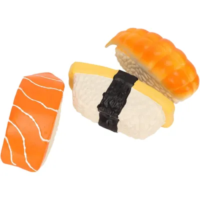 Pawzy Jouets sushi pour chien - Lot de 3