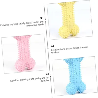 Pawzy Jouets à mâcher pour chiots – 3 pièces