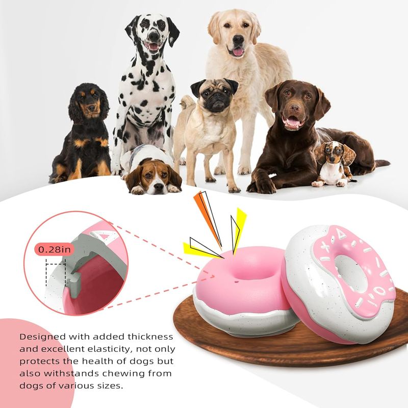 Pawzy Jouet donut résistant pour chien
