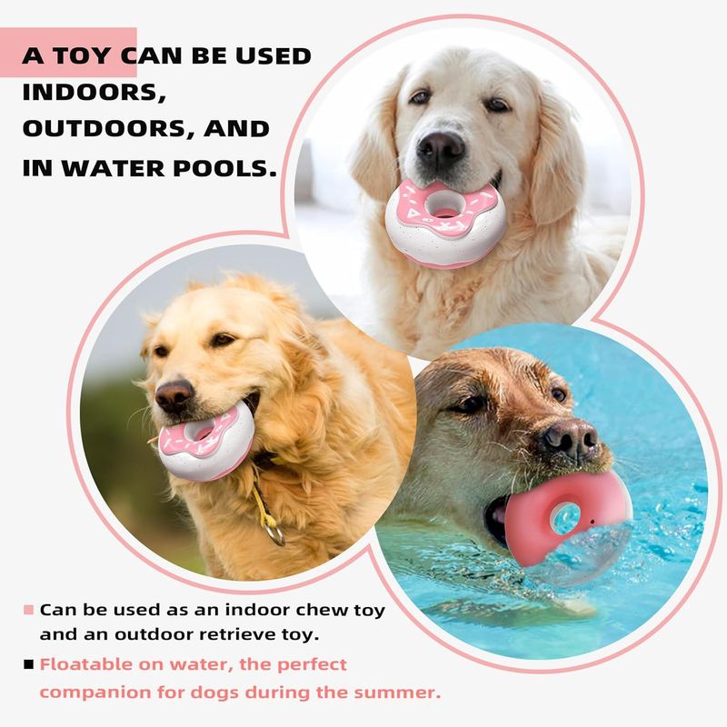 Pawzy Jouet donut résistant pour chien