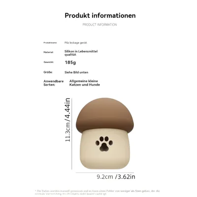 Pawzy Jouet-champignon distributeur pour chien/chat