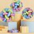 Pawzy Lot de 3 jouets colorés pour chien (Taille S/M/L)