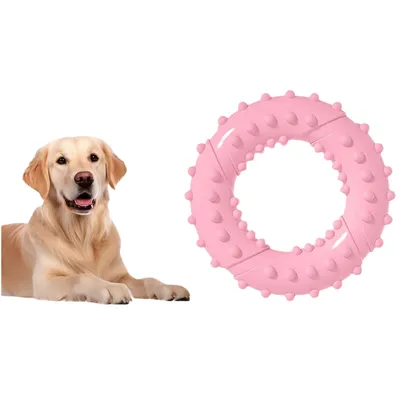 Pawzy Anneaux à mâcher en caoutchouc naturel pour chien