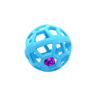Pawzy Balle creuse TPR avec clochette pour chien/chat