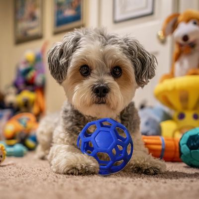 Pawzy Balle creuse interactive pour chien