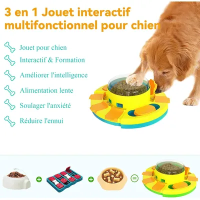 Pawzy Jouet intelligent anti-glouton pour chien
