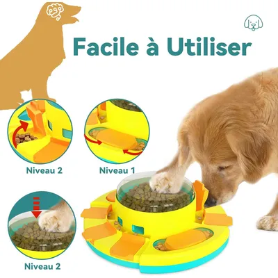 Pawzy Jouet intelligent anti-glouton pour chien