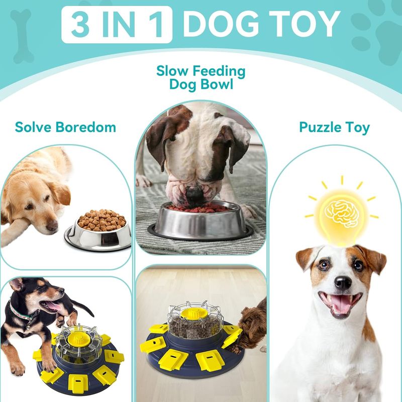 Pawzy Gamelle intelligente anti-glouton pour chien