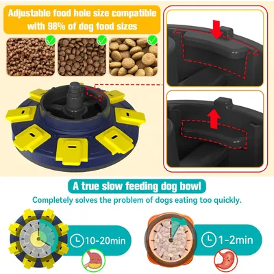 Pawzy Gamelle intelligente anti-glouton pour chien