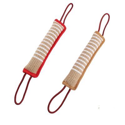 Pawzy Jouet saucisse en jute pour chien