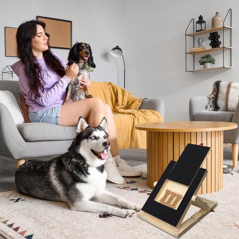 Pawzy Boîte à gratter réglable pour chiens