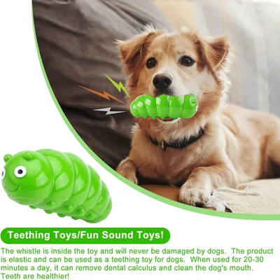 Pawzy Jouet Vert Résistant pour Gros Chiens Mâcheurs