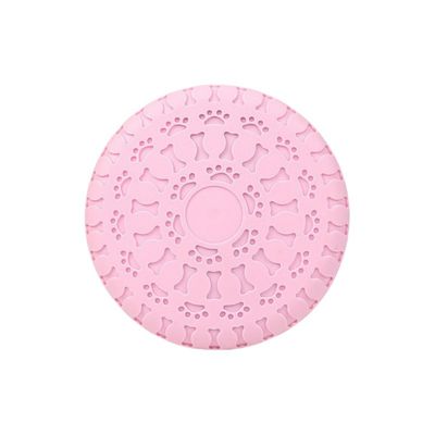 Pawzy Disque Volant pour Chien - Résistant, Portable (Rose)